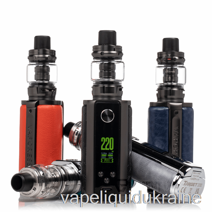 Vape Liquid Ukraine Vaporesso TARGET 200 Starter Kit [iTank 2] Creamy Pink